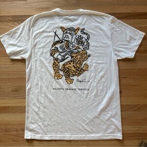 Solento Tequila  x Todd DiCiurcio T-Shirt 100% Cotton Made in USA Medium White